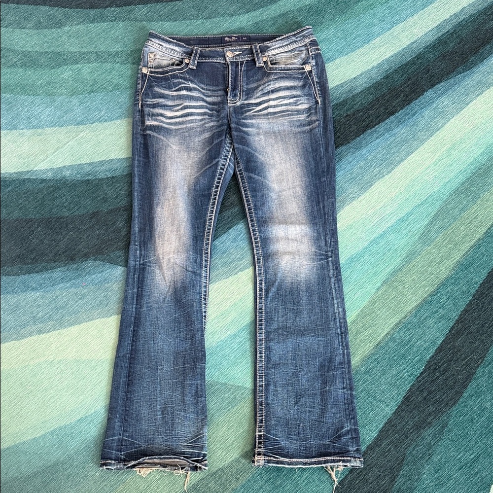 Miss Me Blue Flare Jeans